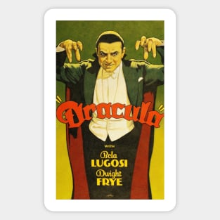 Dracula With Bela Lugosi Movie Poster Sticker